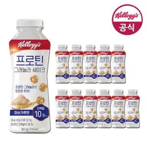 [켈로그]시리얼 프로틴 그래놀라 쉐이크 미숫가루맛 50gx12개