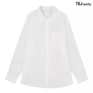 [티비제이]남성 오버핏 쿨코튼 긴팔 셔츠(T212SH110P)
