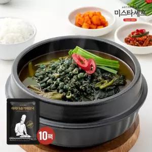 [미스터셰프]미스타셰프 아욱다슬기해장국  500g 10팩