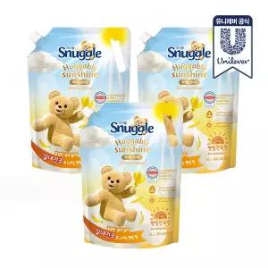 스너글 햇빛건조향 섬유유연제 허거블선샤인 2.6L 3개
