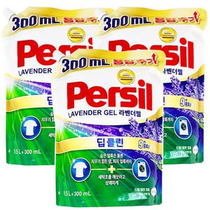 퍼실 딥클린 라벤더젤 겸용 리필 1.8L 3개