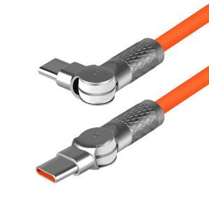 이메이크 C to C PD 60W LED 초고속 충전 케이블 180도 폴딩 EMC-L180PD