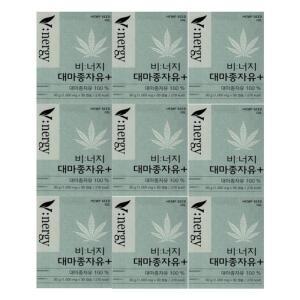 비너지 식물성 대마종자유 플러스 30캡슐 9개