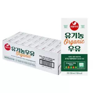 서울우유 유기농우유 200mlx24개
