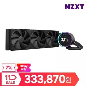 NZXT KRAKEN ELITE V2 360 블랙 CPU쿨러 수냉쿨러 [7%][333,870 WON + 11pay 추가 지급]