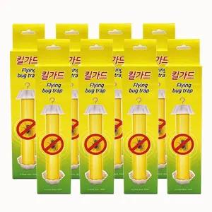 킬가드 플라이스틱 8개 날파리 퇴치 초파리 트랩 스틱형 파리끈끈이 뿌리파리 벌레