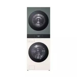 [LG](신세계몰)LG 오브제 워시타워 25kg+25kg 베이지_그린 WA2525EGHF