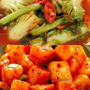 시원한 열무김치 2kg + 아삭한 깍두기 2kg 실속세트
