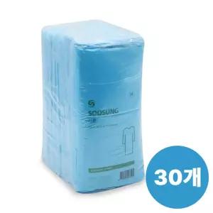 수성 일회용 위생가운 10매입 X30개 300매입 병원 요양원 회복실 방문자 가운