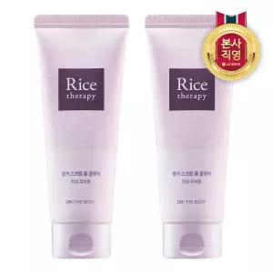 온더바디 라이스테라피 쌀겨 스크럽 폼클렌징 150g 2개