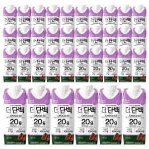 빙그레 더단백 드링크 초코 250ml 36개 단백질음료
