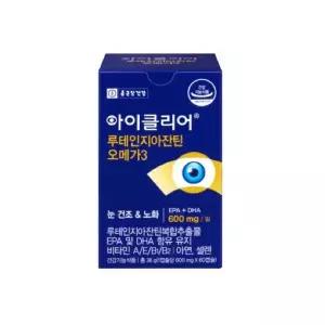 [셀러허브]종근당건강 아이클리어 루테인 지아잔틴 오메가3 60캡슐 x 3개 (S36118749)