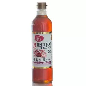 [류맛간장]홍일식품 진해총판 홍일백간장900ml 맑고 깨끗한 자연의 감칠맛 좋은재료를 덤뿍