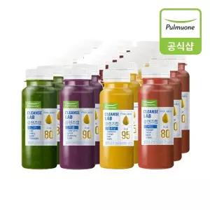 [풀무원] 클렌즈랩 3days 190mlX21병(그린 6병, 퍼플 6병, 옐로우 6병, 레드 3병)