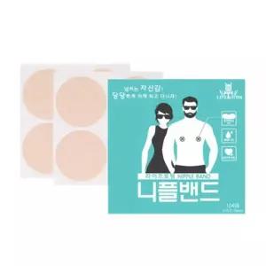 니플밴드 남녀공용 여름용 유두 커버 가벼운 니플패치 39mm 104개입