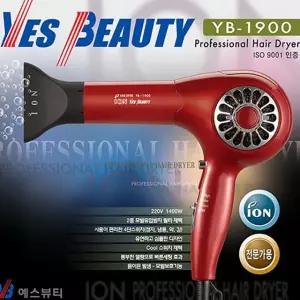 예스뷰티 전문가용 드라이기 YB-1900 RED 미용가전 고데기 헤어드라이기 아이롱 매직기 매직컬링