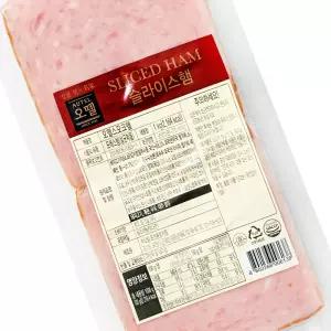 오뗄 스모크햄 1kg 대용량 업소용 샌드위치햄 슬라이스햄 햄버거 토스트 토핑