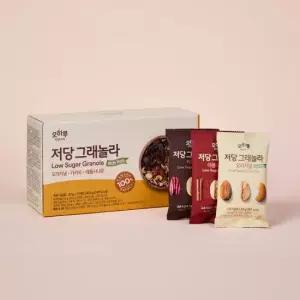 오하루 자연가득 저당 그래놀라 파우치입 2박스 30봉) [소비기한 26.09.30]