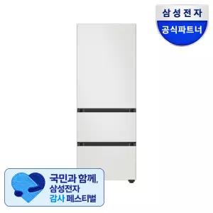 [최종체감가 114만원대]삼성전자 비스포크 김치플러스 김치냉장고 RQ33DB74D201 키친핏 313리터 3도어 코타화이트