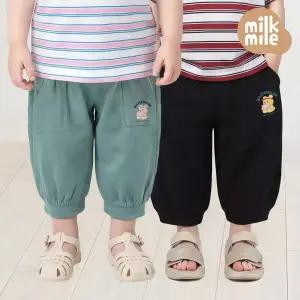 [밀크마일] 썸머워터멜론베어포켓포인트조거팬츠