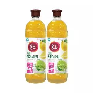 청정원 저당홍초 레몬&라임 1.5L, 2개
