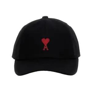 [명품] 26SS 남성 레드 드 꾀흐 로고 자수 볼캡 모자 블랙 BFUCP006 AW0041 001