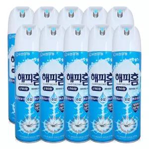 해피홈 수성 스카이향 에어졸 500ml x 10개 살충제 모기약 파리 퇴치제