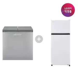 [롯데백화점]LG전자 [LG전자 직영] LG 김치냉장고+일반냉장고 세트모델 K225SS131+B124W14