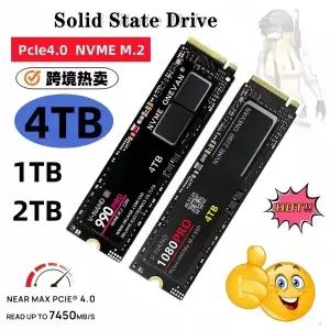 2025 SSD 990 1080 Pro M2 NVME 1TB 2TB 4TB 고성능 하드 드라이브 PC PS5 휴대용 노트북 데스크탑 하드 드