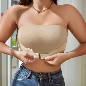 어니븐 2단 앞후크 브라탑 자세 브라 오프숄더 수면 브라탑 웨딩브라