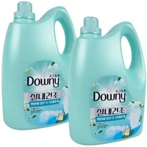 다우니 초고농축 실내건조 엑스퍼트 프레시클린 섬유유연제 본품 4L 2개