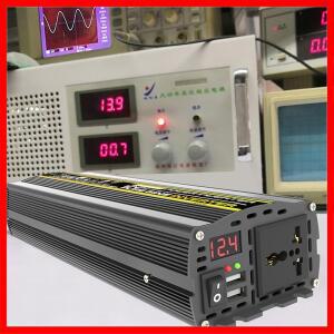 순수 정현파 인버터 DC 12V-AC 220V 3000W 휴대용 전압 변환기 자동차 가정용 야외용 광