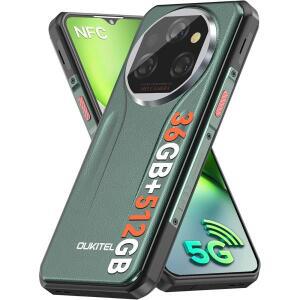 OUKITEL WP39 PRO 러기드폰 5G 언락 2025-36GB+512GB/2TB 휴대폰, 11000mAh(33w) 배터리, 6.6''FHD+ 디스플