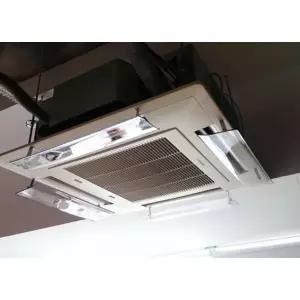 국산 천장형 시스템 에어컨 바람막이 4way 윈드바이저 4개 1세트 무타공 결로방지