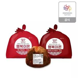 [NS홈쇼핑]종가 행복이온 포기김치 2종 택1(중부식/전라도)10kg+옛맛국산깻잎지1kg..[35956423]