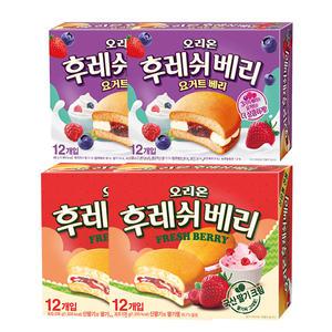 오리온 후레쉬베리 12입, 2개 + 요거트베리 12입,2개