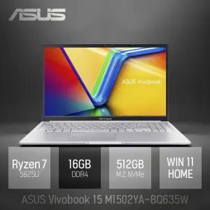 ⓒ ASUS 비보북 15 M1502YA-BQ635W 16GB 512GB WIN11 / 15.6인치 대화면 포토샵 영상편집 업무용 노트북