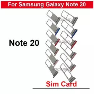 유심트레이 유심 보관 케이스 삼성 갤럭시 노트 20 싱글듀얼 Sim 카드 트레이 홀더 소켓 슬롯 수리 교체 부