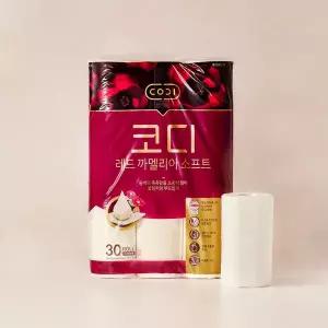 코디 레드 까멜리아 소프트 화장지 30m*30롤