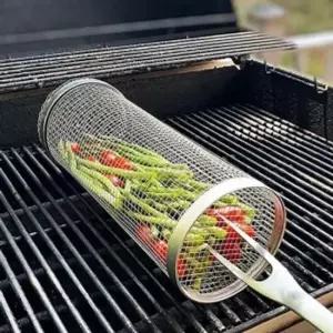 캠핑바비큐원통그릴(30cm)BBQ통 원통그릴 바비큐그릴