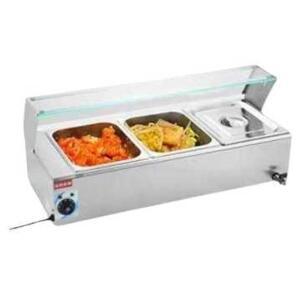 영업용 셀프바 220V/850W 220V/850W E1타입2볼 1 220V 냉장고 저장고 대형 반찬 1 3구 밑반찬 미니 E1타입2볼 보온고 냉장