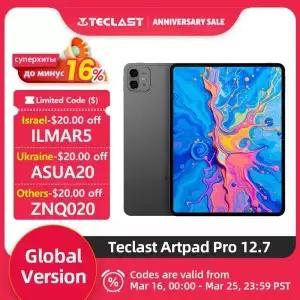 Teclast ArtPad Pro 12.7인치 2.2K 디스플레이 8GB +12G MediaTek Helio G99 10000mAh 30W 안드로이드 15