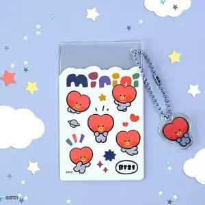 BT21 클리어 카드 포켓 - 미니니 클리어카드포켓 카드홀더 월렛 카드포켓 카드월렛
