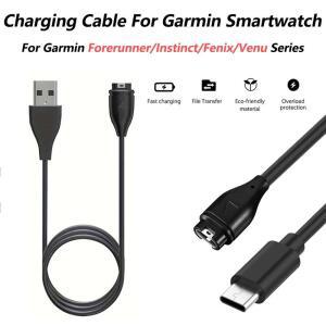 가민피닉스 가민 시계 충전기용 USB C, 245, 4 비보액티브 935, 포러너 5, 3, 6 호환 5 7 비보스포츠, 비보스마트