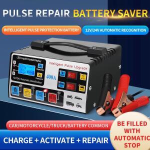 220W 금속 자동차 배터리 충전기 12V 24V 완전 고출력 고속 복구 (차량용)