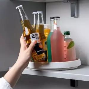 원형 양념통 선반 쟁반 미니 조미료 회전선반 주방용 만들기diy 유술 유술도구 어린이미술
