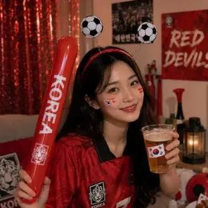 축구공머리띠 월드컵 아시안게임 축구 피파 붉은악마