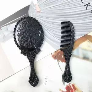 리본 공주 손거울 빗 set (small) 리본거울 리본손거울 공주손거울 (W40F377)