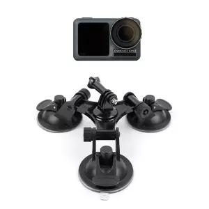 68mm 3구 흡착 유리 마운트 자동차 dji 오즈모 액션캠 호환 (W3F0DD8)