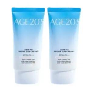 AGE20S 화잘먹 스킨핏 수분볼륨 선크림 플러스 50ml 2개